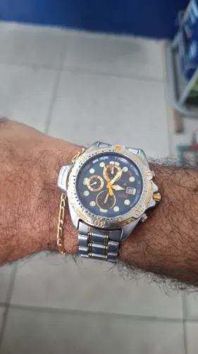 Relogio Citizen Promaster Aqualand 3740 fundo Azul