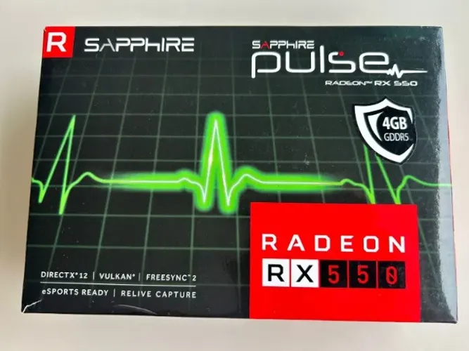 Placa de Vídeo RX 550 Sapphire AMD Radeon Pulse, 4 GB GDDR5