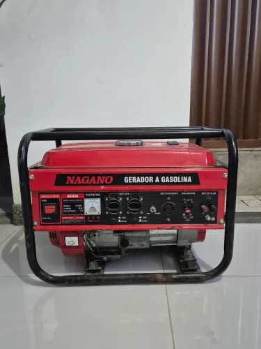 Gerador a Gasolina Nagano NG3810 Monofásico - Em Excelente Estado