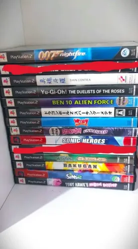 Lote Jogos de PS2 Originais - 12 Jogos