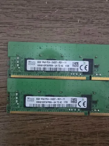 Memória RAM SK hynix 2x8GB 16GB DDR4 2400MHz ECC Registered - Servidor