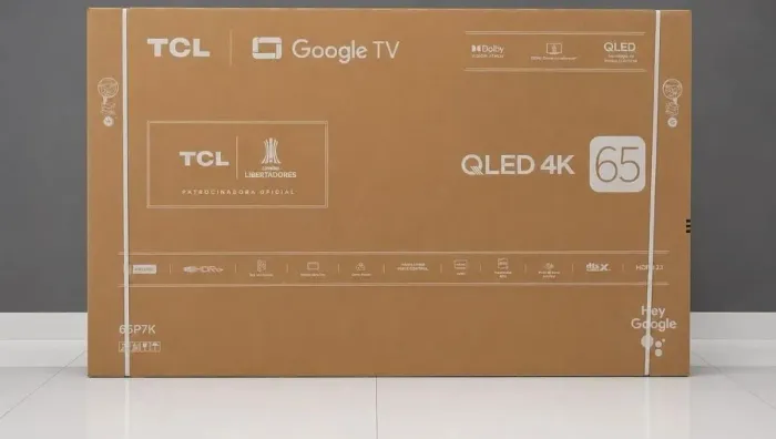 Smart tv Qled 65P lacrada com nota fiscal 