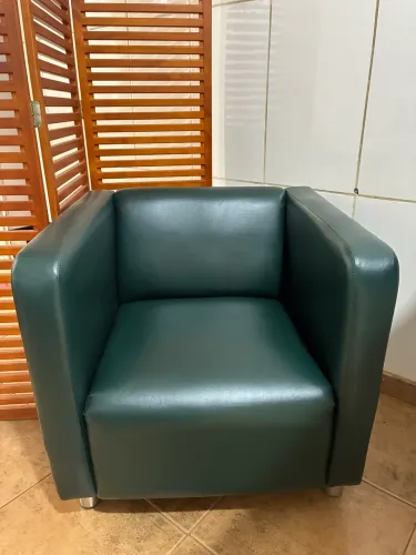 3 poltronas tok & stok reformadas (estofado e troca de corino)