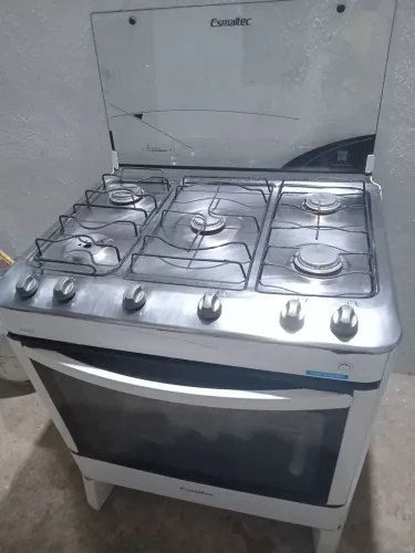 Fogao de 5 boca esmalte Ágata 