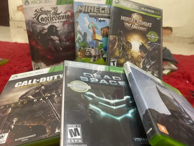 Box 8 jogos originais Xbox 360 usados 