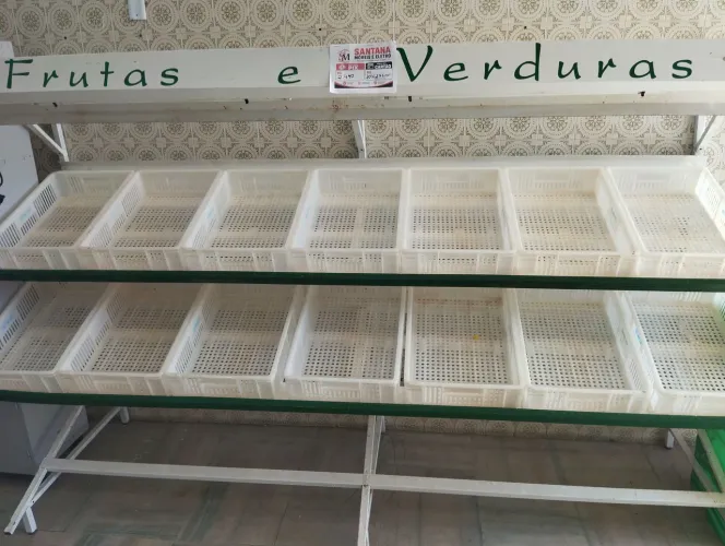 Expositor de verduras e frutas
