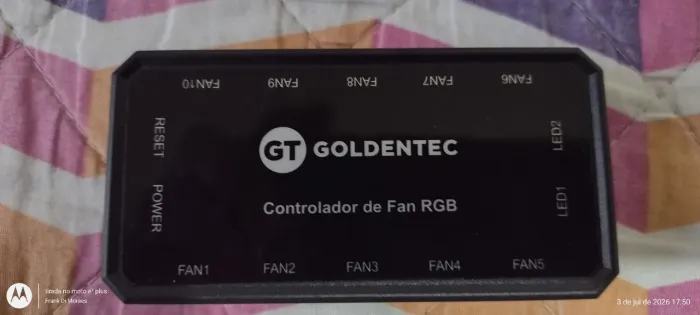 hub controlador com 3 ventoinhas GAMER