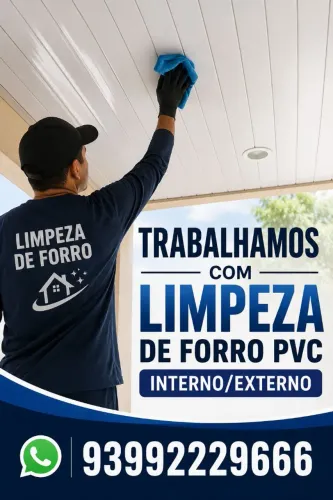 Limpeza de Forro PVC 