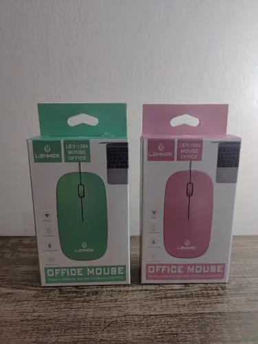 Mouse USB Com Fio LEHMOX LEY-1564 Silencioso Ergonômico Plug Play