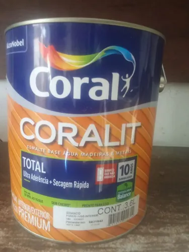 Tinta coral cor Branca 