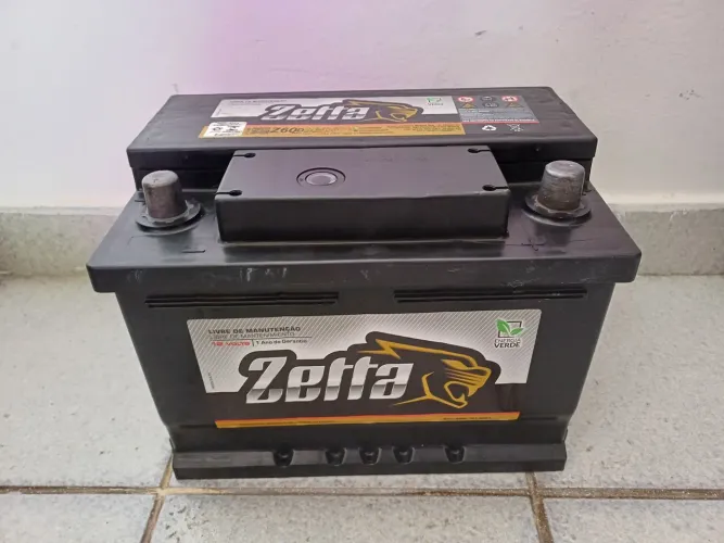Bateria seminova 60 amperes