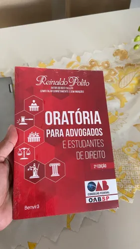 Livro oratória para advogados e estudantes