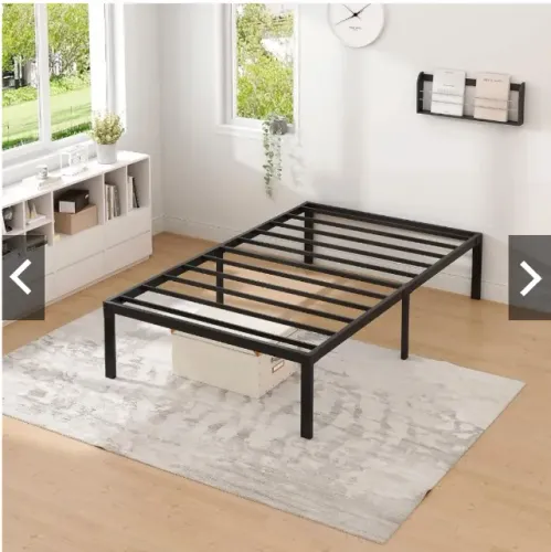 Cama de Solteiro Dobrável Aço Resistente Fácil Instalar Montagem Rápida Casa