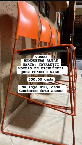 Banqueta alta cavaletti