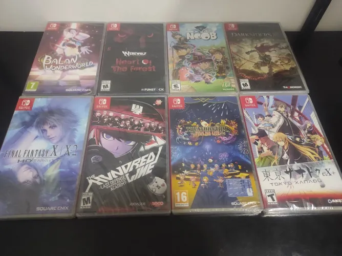 Jogos de Nintendo Switch RPGs Raros e Square Enix
