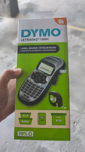Etiquetadora Dymo Letratag 100H sem uso
