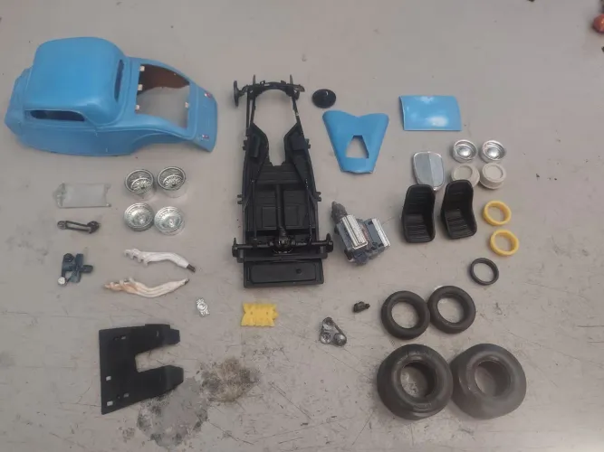 kit p montar Ford 34 3 janelas revell 1/25