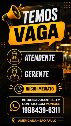 As vagas são para são Paulo americana e santa barbara y