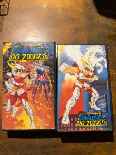 Fitas vhs antigas mortal kombat cavaleiro dos zodíacos