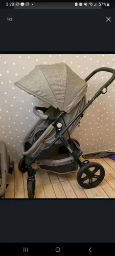 Kit carrinho e bebê conforto 800$