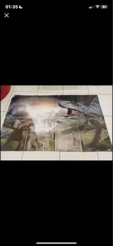 Painel de Aniversário Dinossauro - Lona