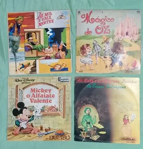 Lote de Discos Infantis - Historinhas