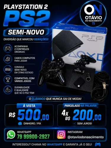 PS2 completo no pen drive.