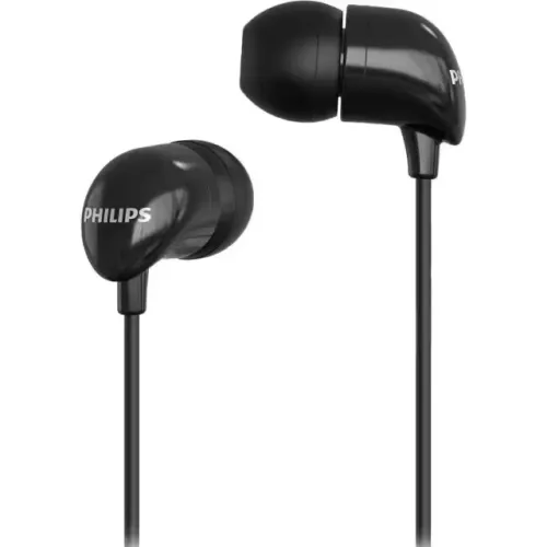 Fone de ouvido com microfone intra, Com Fio Preto, TAE1126, Philips - Loja Coimbra Entrega