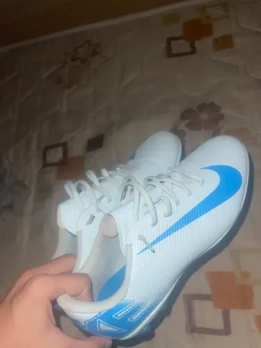 Chuteira Campo Nike Mercurial Vapor 16 Club na cor azul