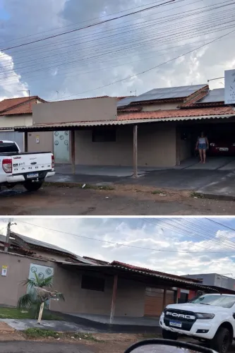 vendo ágio de casa plana lote inteiro, com placas solares. Inhumas go