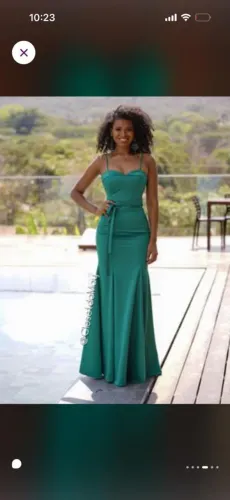 Vestido Luxo Social para Festa em cetim de seda