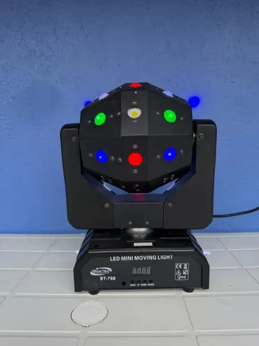 Moving Ball Laser Led Strobo Dmx Auto Profissional Dj 150w ST-768