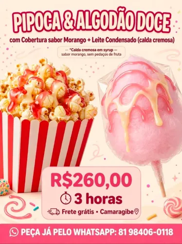 ALGODÃO E PIPOCA