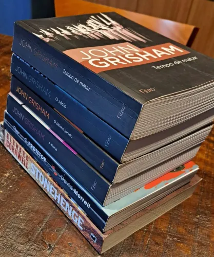 06 Livros de drama e suspense - autores diversos