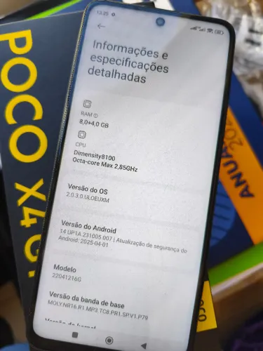 POCO X4 GT 256GB / 8GB RAM - Estado Impecável + Carregador 67W Original