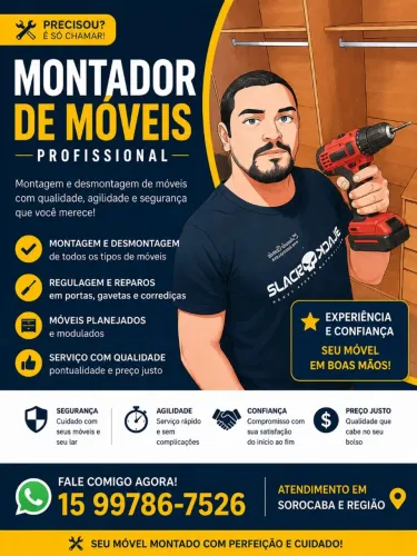 Montador de móveis profissional