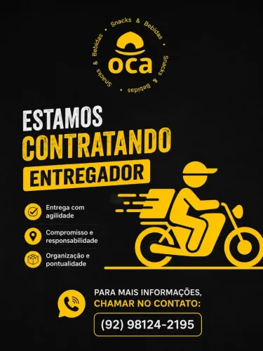 Vaga de entregdor/motoboy