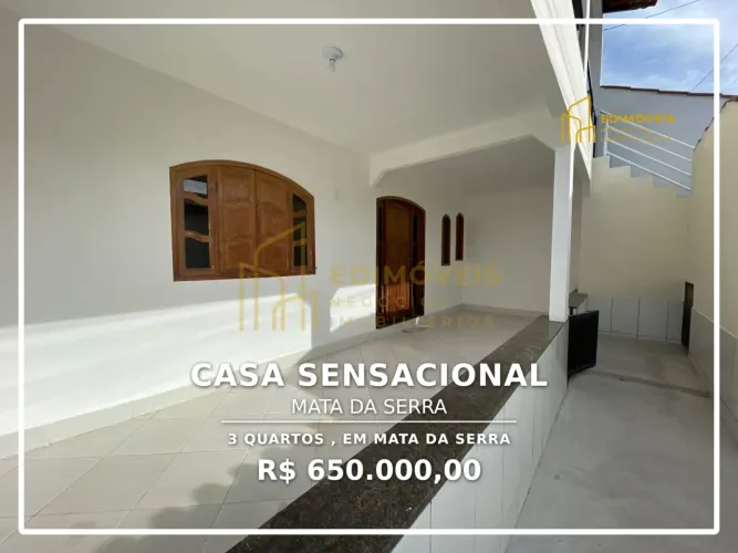 Espaço e Conforto: Casa Linear em Mata da Serra Pronta para Morar!