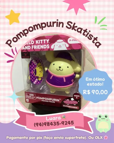 Pompompurin Skatista Figure (Sanrio, Hello Kitty)