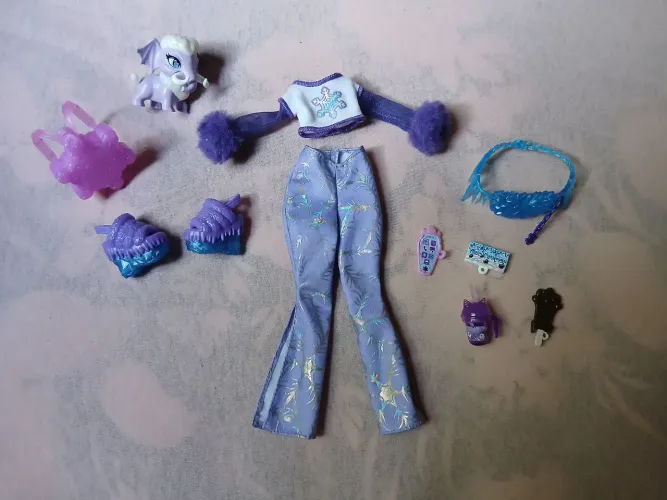 lote acessórios abbey g3 monster high