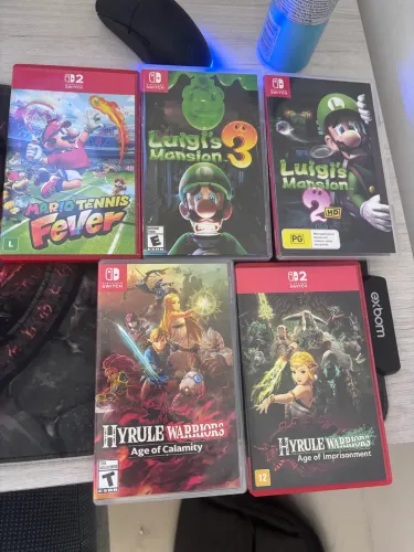 Jogos Nintendo Switch 1 e 2
