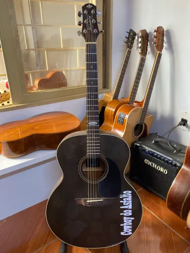 VIOLÃO Strinberg JUMBO BLACK SERIES - CORDAS DE AÇO