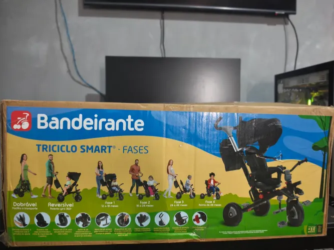 Triciclo Smart - Fases Preto Bandeirante