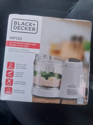 BLACK+DECKER Mini Processador de Alimentos MP120B2 120W 110V