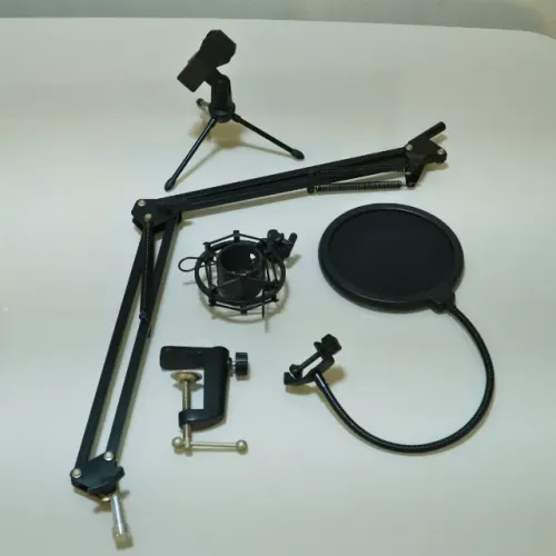 Kit Suporte para Microfone Braço Articulado