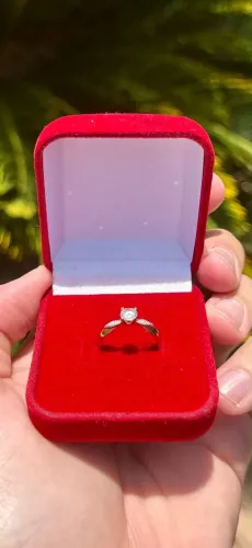 Anel ouro 18 k