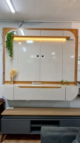Painel 100% Mdf com 1 Port - Suporta uma TV de até 70