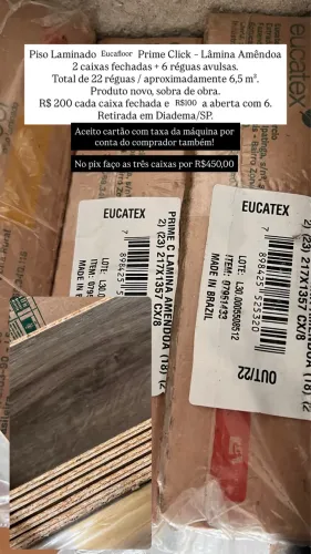 Piso laminado click - Eucafloor