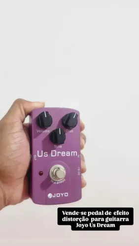 Pedal de distorção para guitarra, joyo us dream