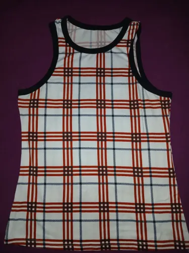Regata Xadrez veste ate G (elastano)